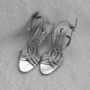 Silver heels